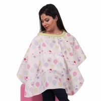 Sevi Bebe Anne Emzirme Örtüsü Tüy Desen Gri