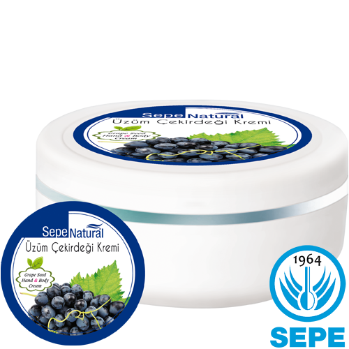 Üzüm Çekirdeği Yağlı El ve Vücut Bakım Kremi 150 ml