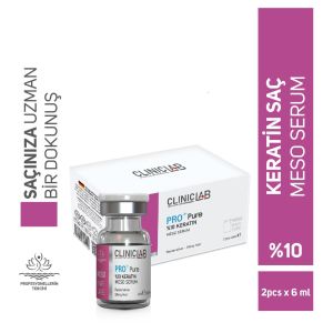 ClinicLab Pro+ Pure %10 Keratin Meso Serum 6 ml 2'li