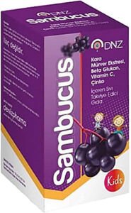 DNZ Sambucus Kara Mürver Şurup 125 ml - 24 Adet