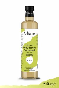 Asitane Limon Maydanoz Sarımsak Sirkesi Doğal Fermantasyon Lemon Parsle Garlic Vinegar 500 ml