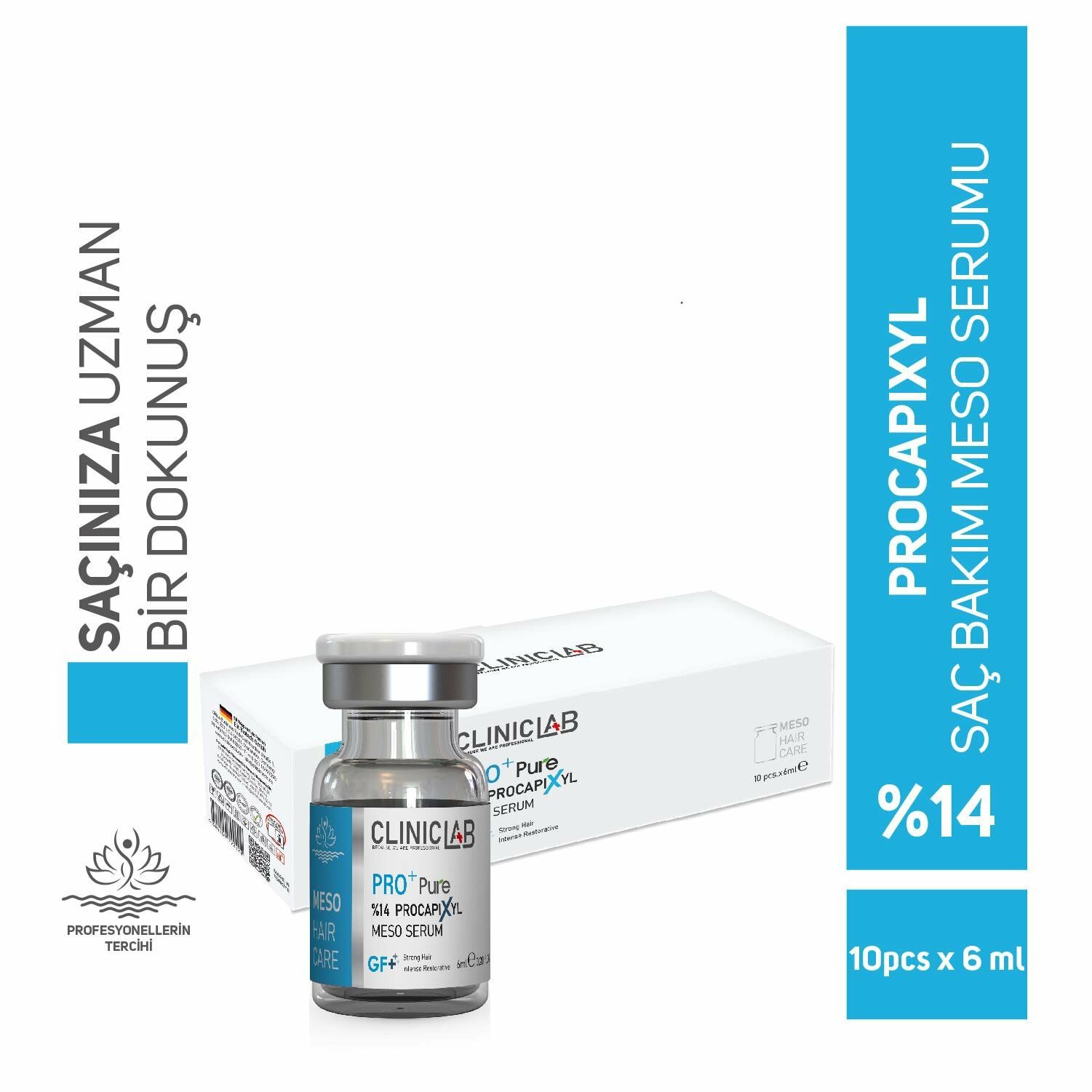 ClinicLab Pro+ Pure %14 Procapixyl Growth Factor Meso Serum 6 ml 10'lu