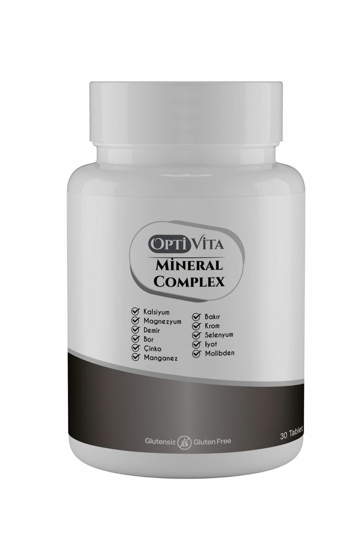 Optivita Mineral Complex 11 Mineral Kalsiyum Magnezyum Demir Bor Çinko Bakır 30 Tablet
