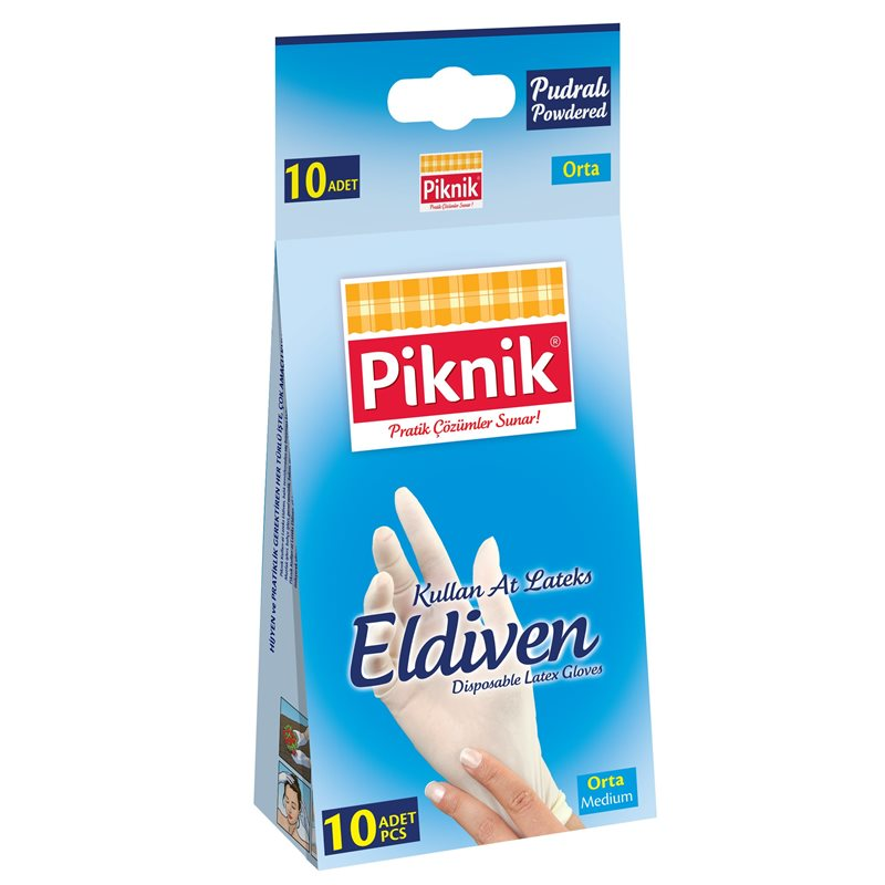 Piknik Eldiven Lateks LargeBüyük 50Li 1669P