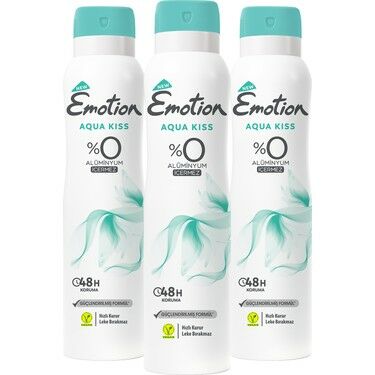Emotion Deodrant Set 150 ml 3'lü - Aqua Kiss + Love + Ocean Fresh