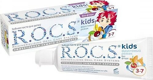 Rocs Kids 3-7 Yaş Meyve Külahı Diş Macunu 35 ml