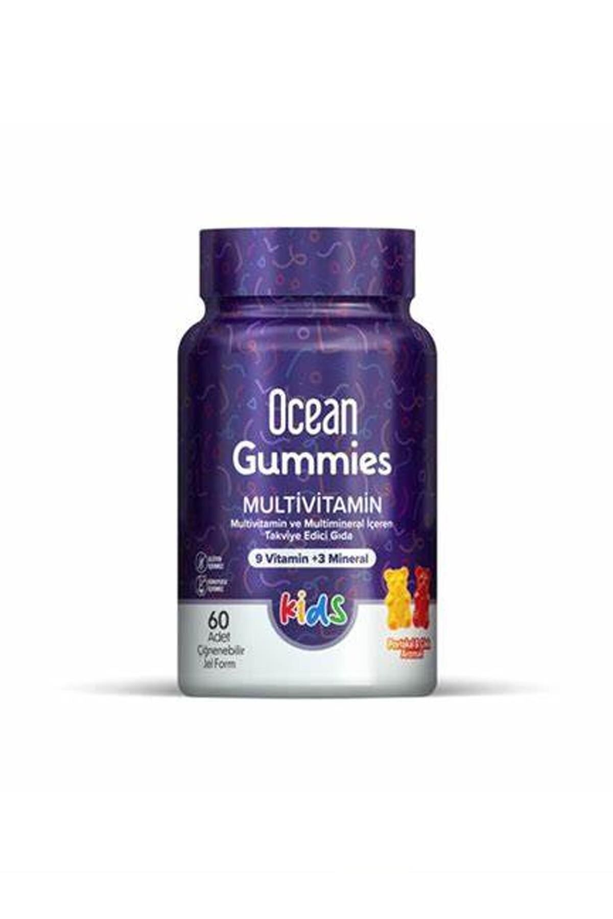 Ocean Gummies Multivitamin 2.si %50 İndirimli 60+60 Çiğnenebilir Jel Form