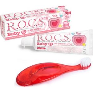 Rocs Baby Elma Püresi Tadında 0-3 Yaş Diş Macunu 45 gr