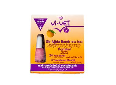 Vi-Vet Ağda Bandi Yüz 24Lü Portakal