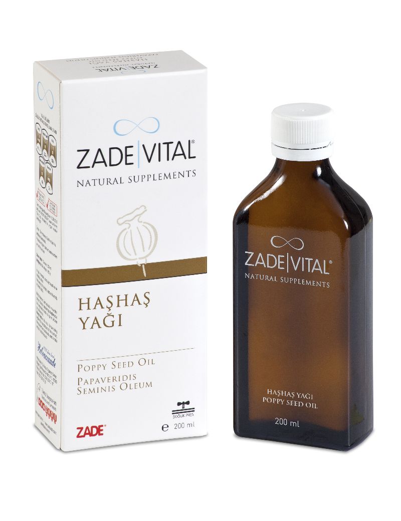Zade Vital Haşhaş Yağı 200 Ml