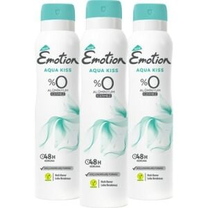 Emotion Aqua Kiss Kadın Deodorant 150 ml - 3 Adet