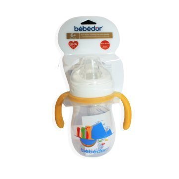 Bebedor Yumuşak Uçlu Kulplu Bardak 270ml Kod:7503