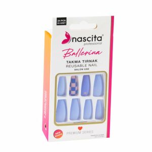 Nascita 24'lü Ballerina Renkli Takma Tırnak - 158