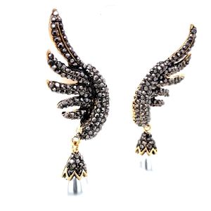 Chn-0163-8 Zara Küpe Eskitme Gold