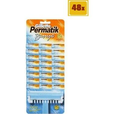 Gillette Kartela Permatik Banyo 48'li