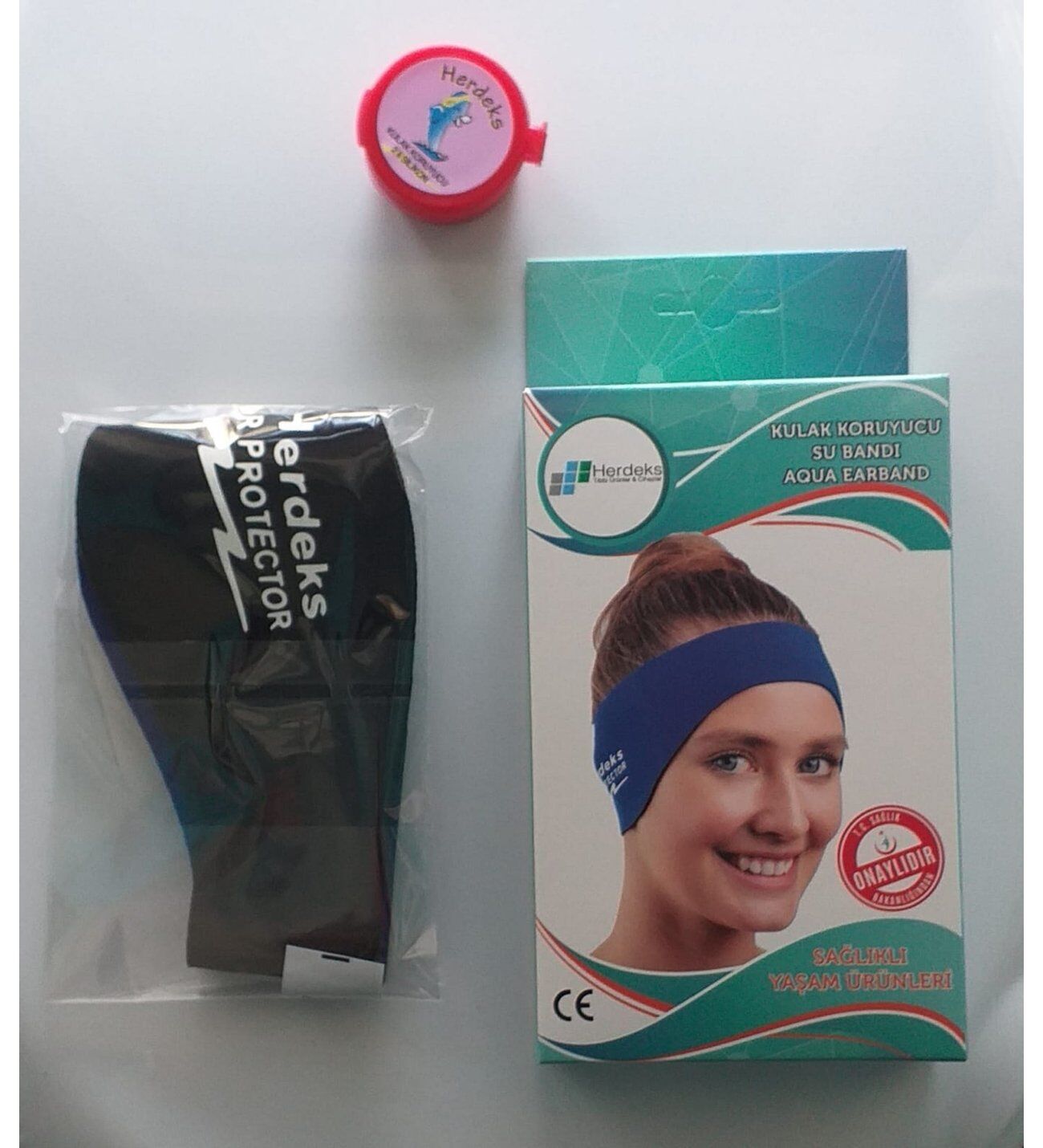 Herdeks Kulak Koruyucu Su Bandı Siyah Medium