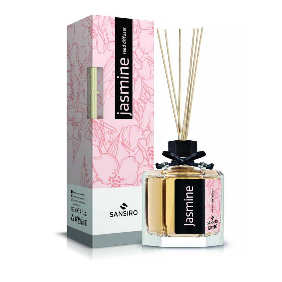 Sansiro Bambu Jasmine Çubuklu Dekoratif Oda Kokusu 120 ml