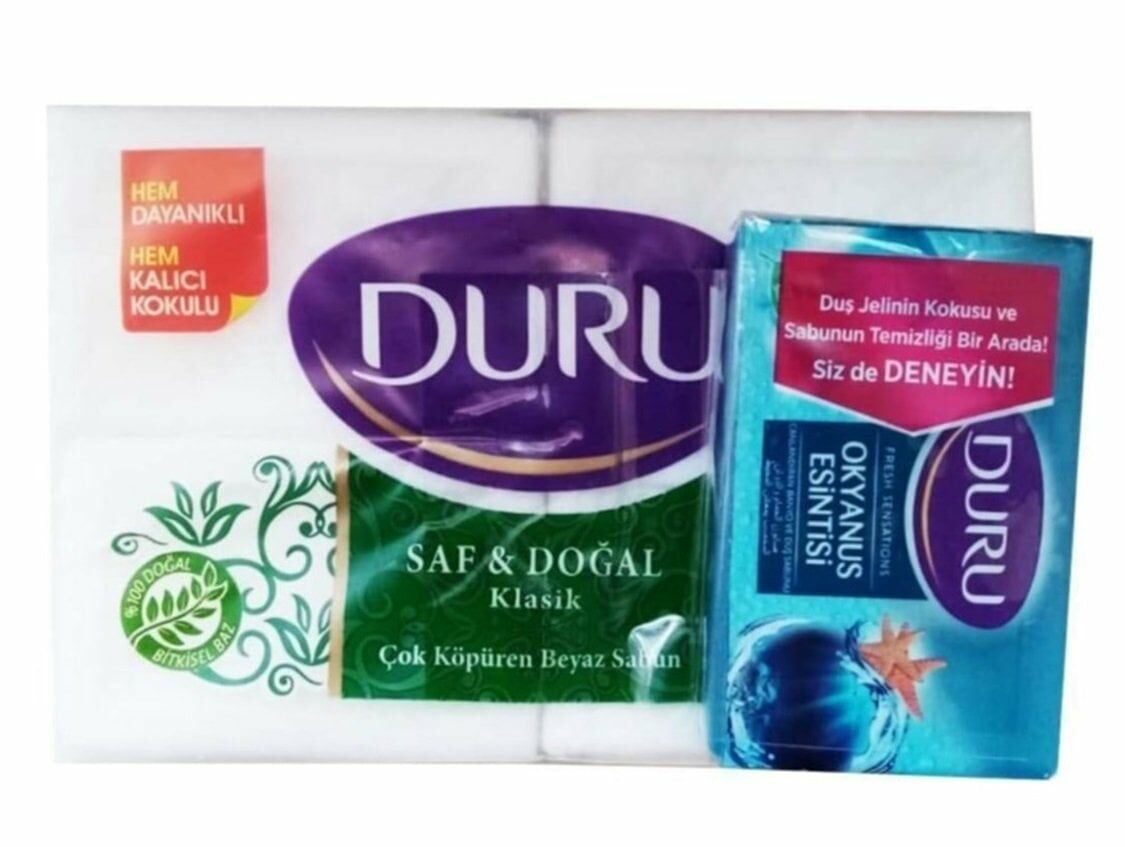 Duru Klasik Sabun 600 gr + Okyanus Duş Sabunu 150 gr Hediyeli