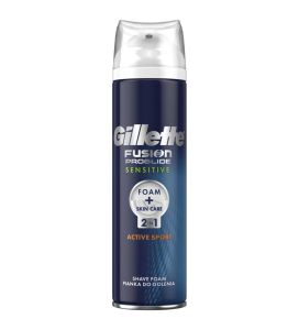 Gillette Tıraş Köpüğü Fusion Proglide Sensitive Active Sport 200 ml