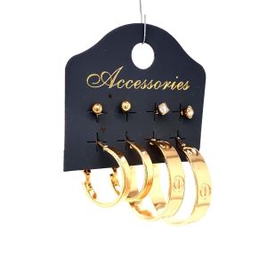 Dörtlü Spor Küpe 0215-48