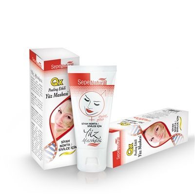 QX Yüz Maskesi Peeling ve Siyah Noktalar İçin 100 ml 4 Adet Fiyatı