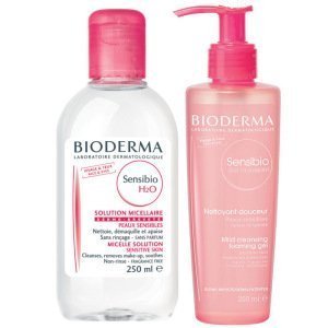 Bioderma Sensibio H2O 250ml + Sensibio Mild Cleansing Foaming Gel 200ml
