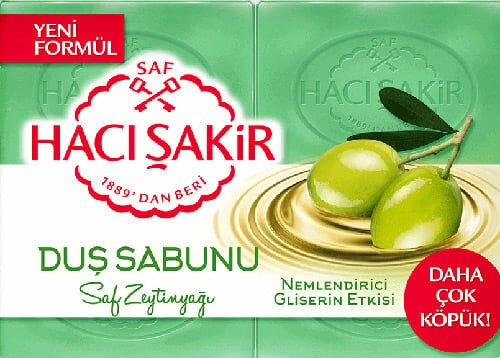 Hacı Şakir Saf Zeytinyağlı Duş Sabunu 4'lü