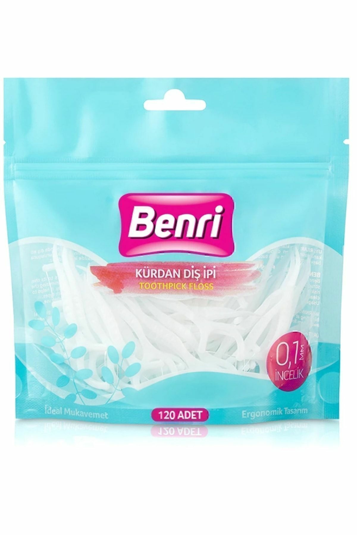 Benri Kürdan Diş İpi 120 Adet