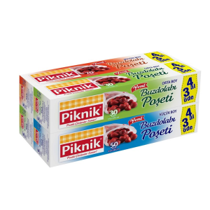 Piknik Gida Ambalaj Buzdolabi Poşeti BüyükMega 100'Lü1533P
