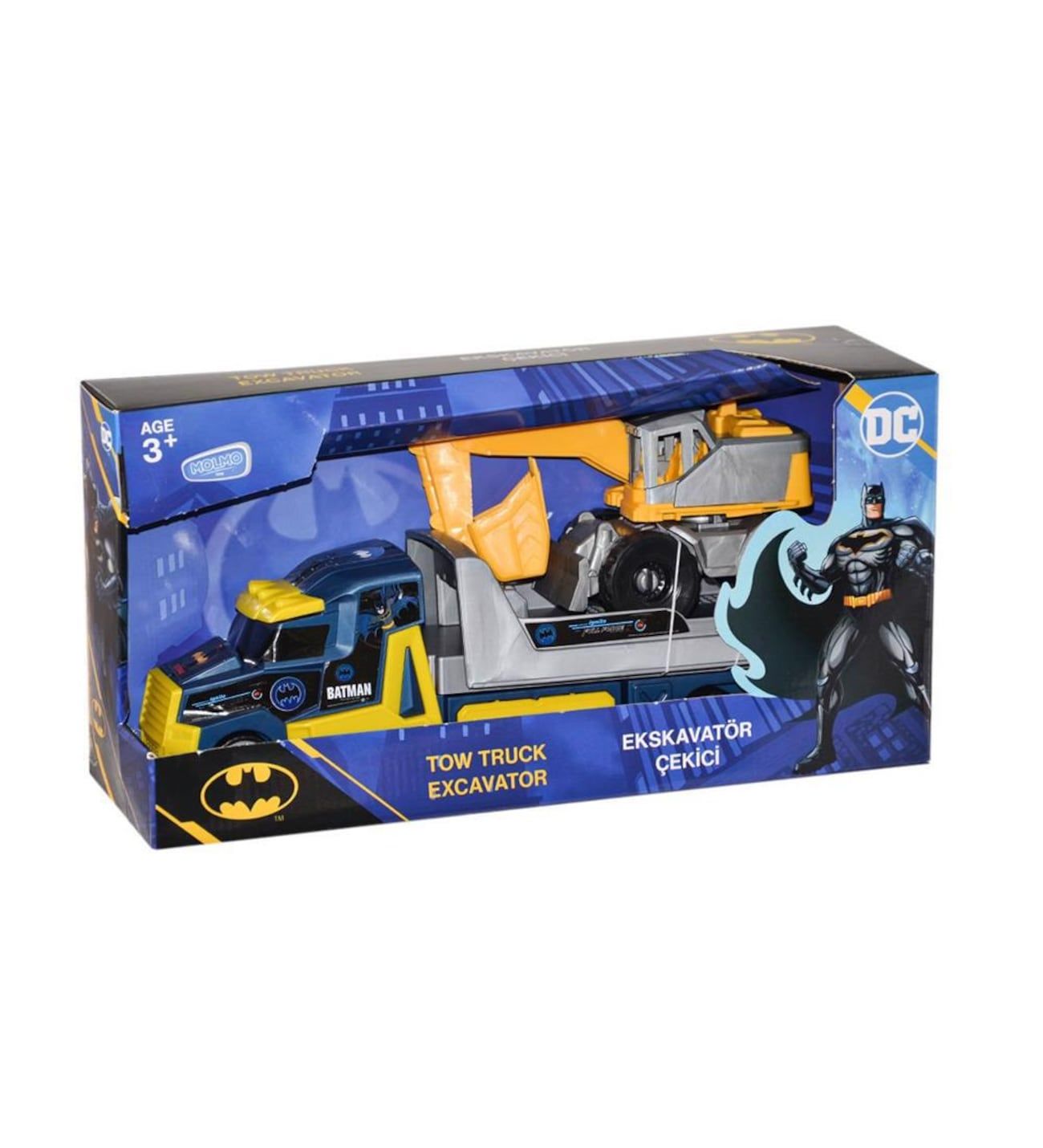 Batman Sürtmeli İş Makinesi Çekici  Taşıyıcı Oyun Seti