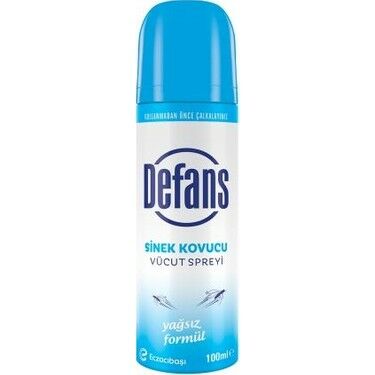 Defans Sinek Kovucu Yağsız Formül Vücut Spreyi 100 ml
