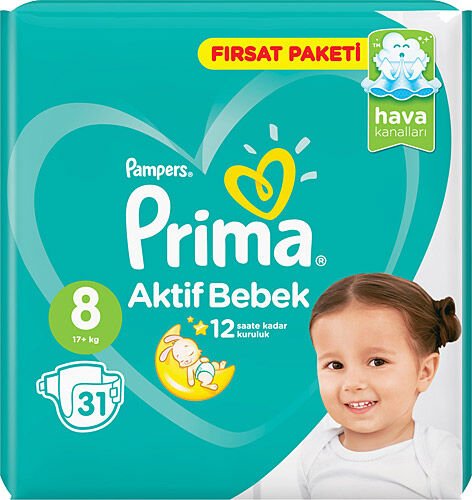 Prima Aktif Bebek Fırsat Paketi No: 8 31'li