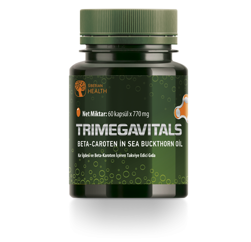 03/2021 Trimegavitals.Kır İğdesi Ve Beta-Karoten İçeren Takviye Edici Gıda