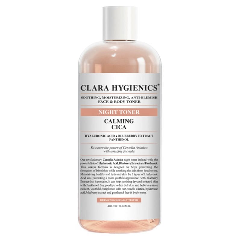 Clara Hygienics Calming Cica Leke Karşıtı Sakinleştirici Nemlendirici  Etkili Tonik 400 ml