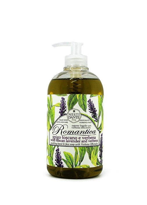 Nesti Dante Banyo ve Duş Jeli Romantica Yabani Toskana Lavantası ve Mineçiçeği Kokulu Arındırıcı Vegan Bakım 500 ml