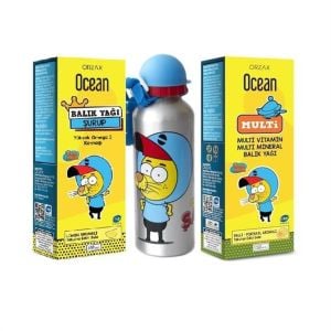 Ocean Balık Yağı Portakal Aromalı Şurup 150 ml - Matara Hediyeli