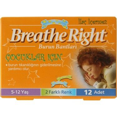 Breathe Right Çocuk Burun Bandı 12'li