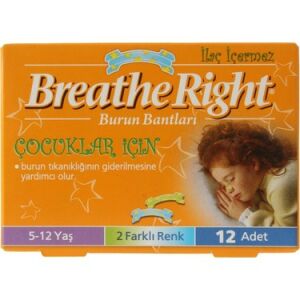 Breathe Right Çocuk Burun Bandı 12'li