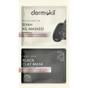Dermokil Soyulabilir Siyah Maske 2'li 7,5 ml