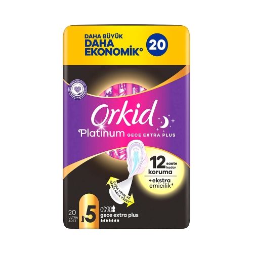 Orkid Platinum Ekonomik Paket Gece Extra Plus 20'li