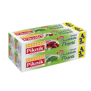 Piknik Gida Ambalaj Buzdolabi Poşeti Küçük Boy 50'Li 1406P