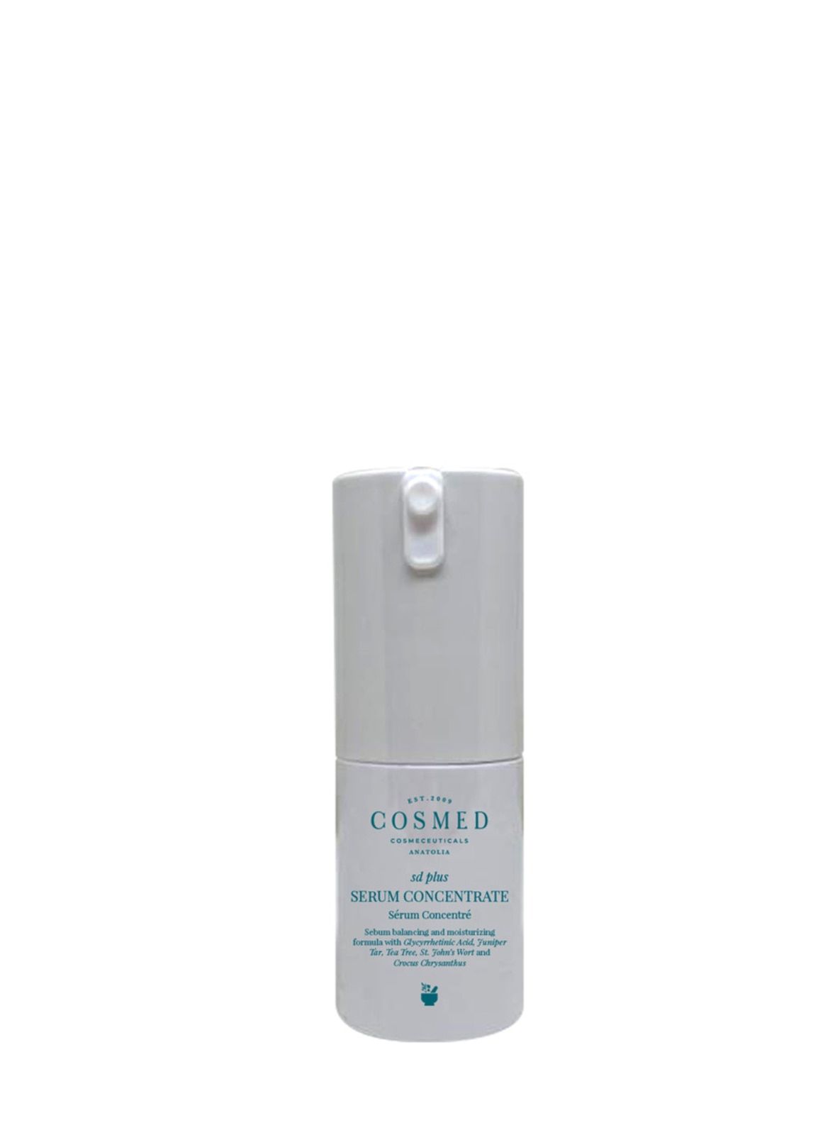 Cosmed SD Plus Serum Concentrate - Yağlı Pullanma Sorunu Yaşayan Ciltler İçin Serum - Ardıç katranı Sarı Kantaron ve Meyan Kökü İçerikli 15 ml