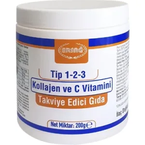 Ersağ Kollajen Tip 1-2-3 ve C Vitamini 200 gr