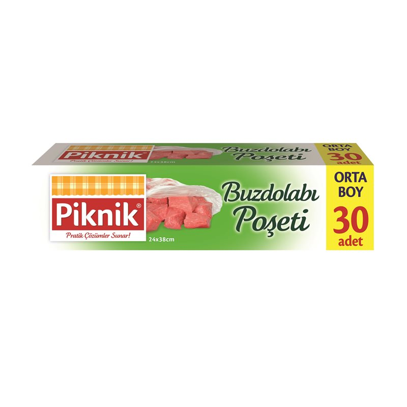 Piknik Gida Ambalaj Buzdolabi Poşeti Orta 4Al3Öde 1529P