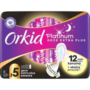 Orkid Platinum Tekli Paket Gece Extra Plus 8'li