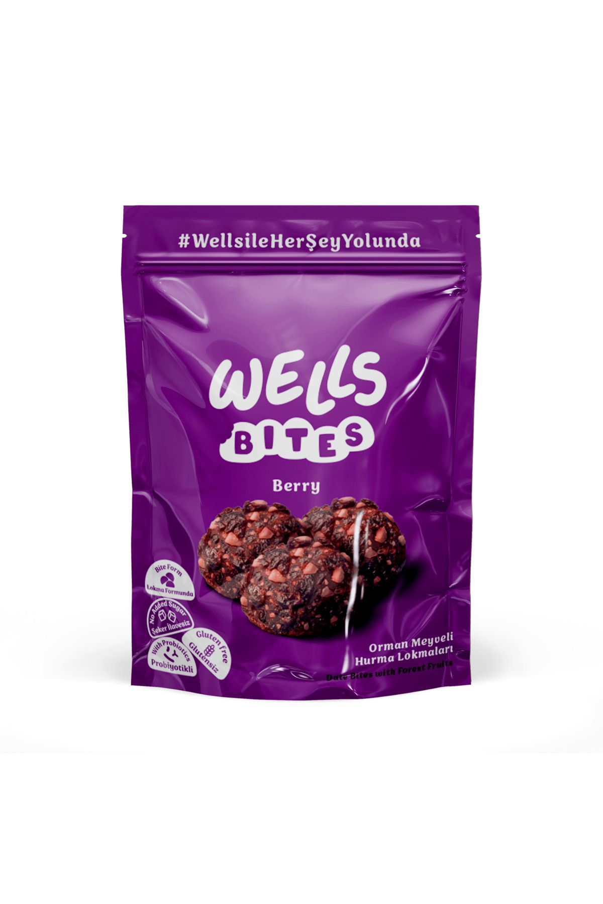 Wells Bites Probiyotikli Doğal Meyve Topları Berry
