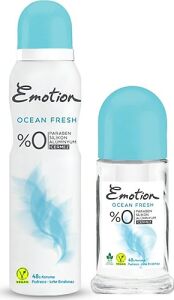 Emotion Ocean Fresh Deodorant 150 ml + Roll-On 50 ml & Romance Deodorant 150 ml + Roll On 50 ml Avantaj Paket
