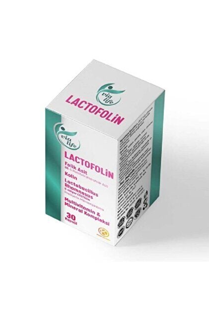 Lactofolin Folik Asit Kolin Probiyotik Multivitamin 30 Kapsül