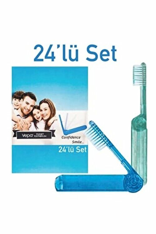 Vepa Pocket Seyahat Tipi Diş Fırçası 10'lu