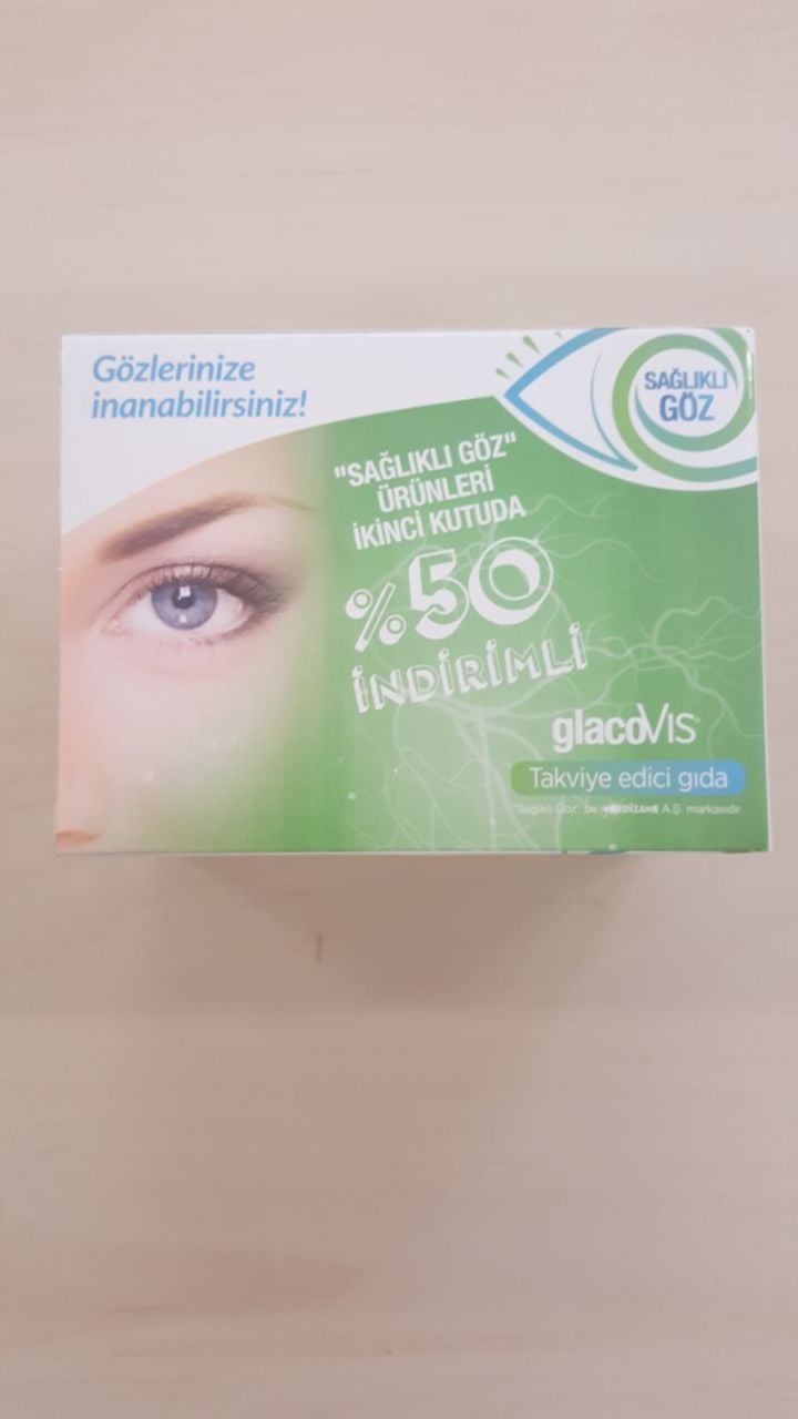 GLACOVIS 30 KAPSUL 2. KUTU %50 INDIRIM
